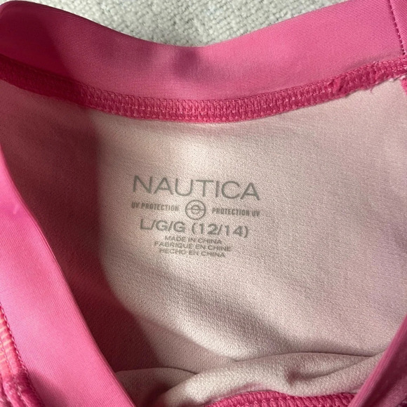 Nautica Rash Guard Large 12/14 - Picture 2 of 5